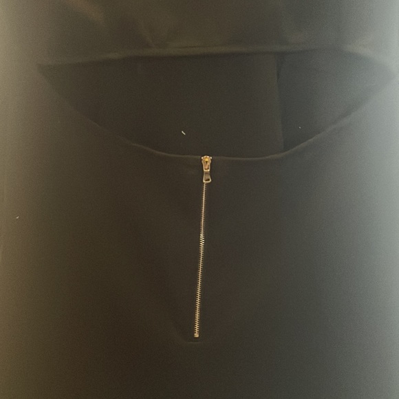 Black fit and flare dress with cutout back - Picture 8 of 8